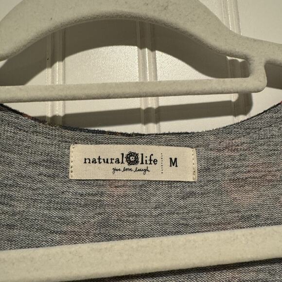 Natural Life Lottie Knit Midi Dress Watercolor Floral Size Medium - Picture 5 of 6